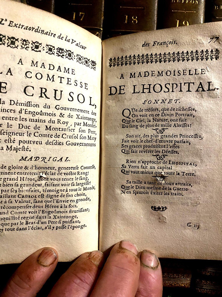   Rare: The Extraordinary Value Of The French People Of Saint Blaise 1 Vol. In 12. In Paris 1673-photo-7