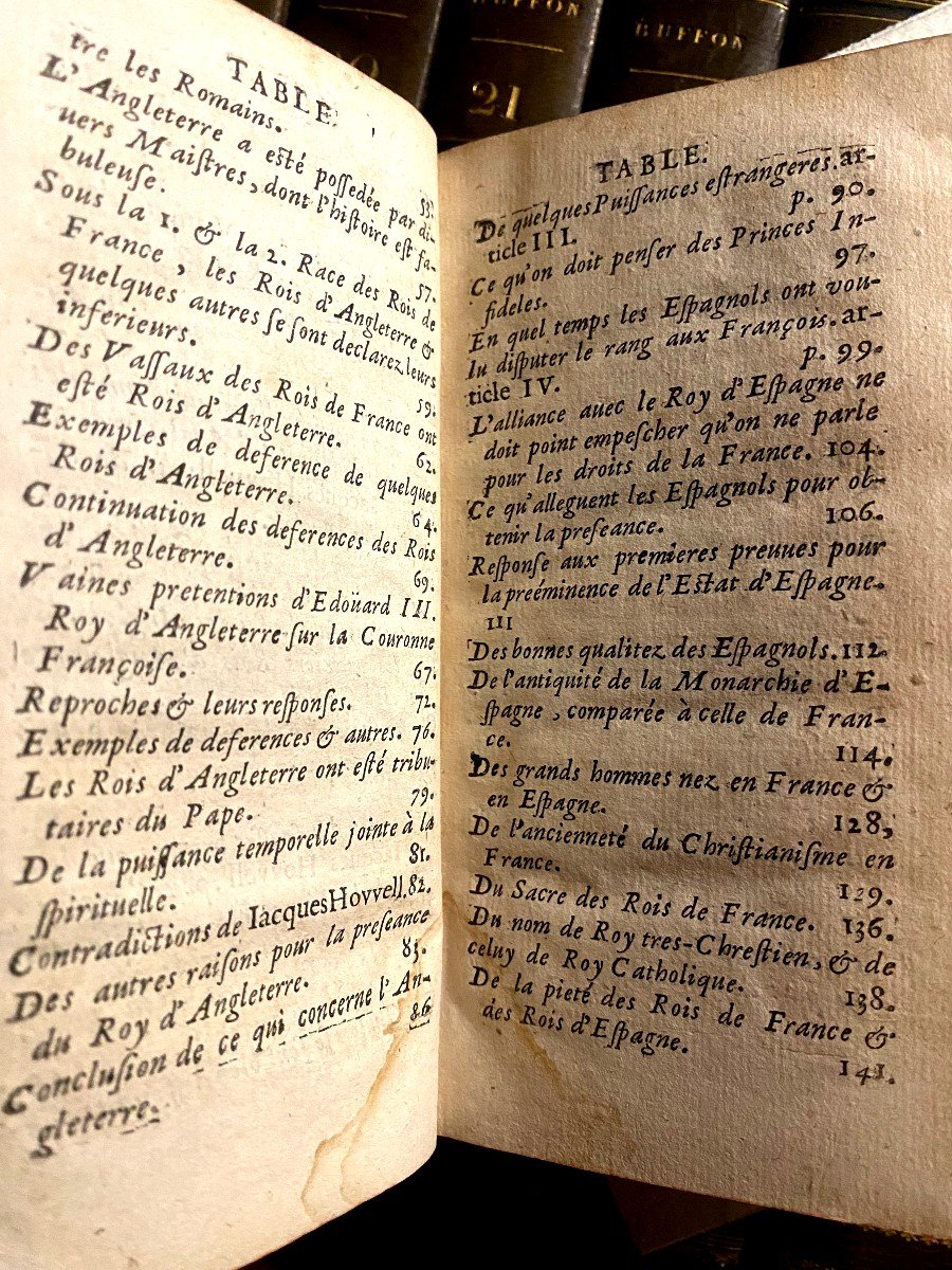 Divers Traités Sur Les Droits Et Les Prérogatives Des Rois De France , à Paris 1666, En I Vol. -photo-1