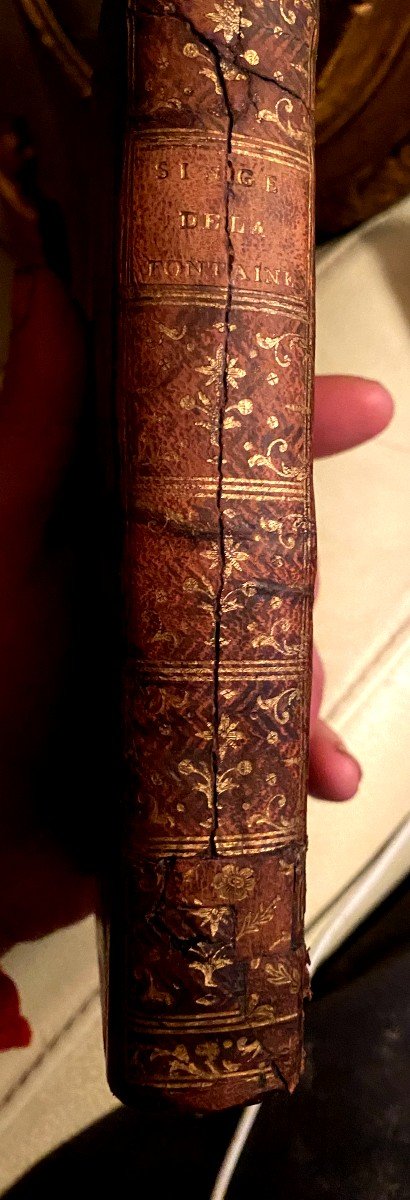 "le Singe De La Fontaine " Où Contes Et Nouvelles En Vers Par De Theis Rare Volume In 12 , 1773-photo-2