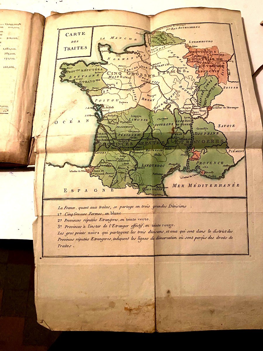 Beau Livre Porte-feuille à Lacets Aux Armes A Paris De l'Impr. Du Roi, "compte Rendu De Necker"-photo-2