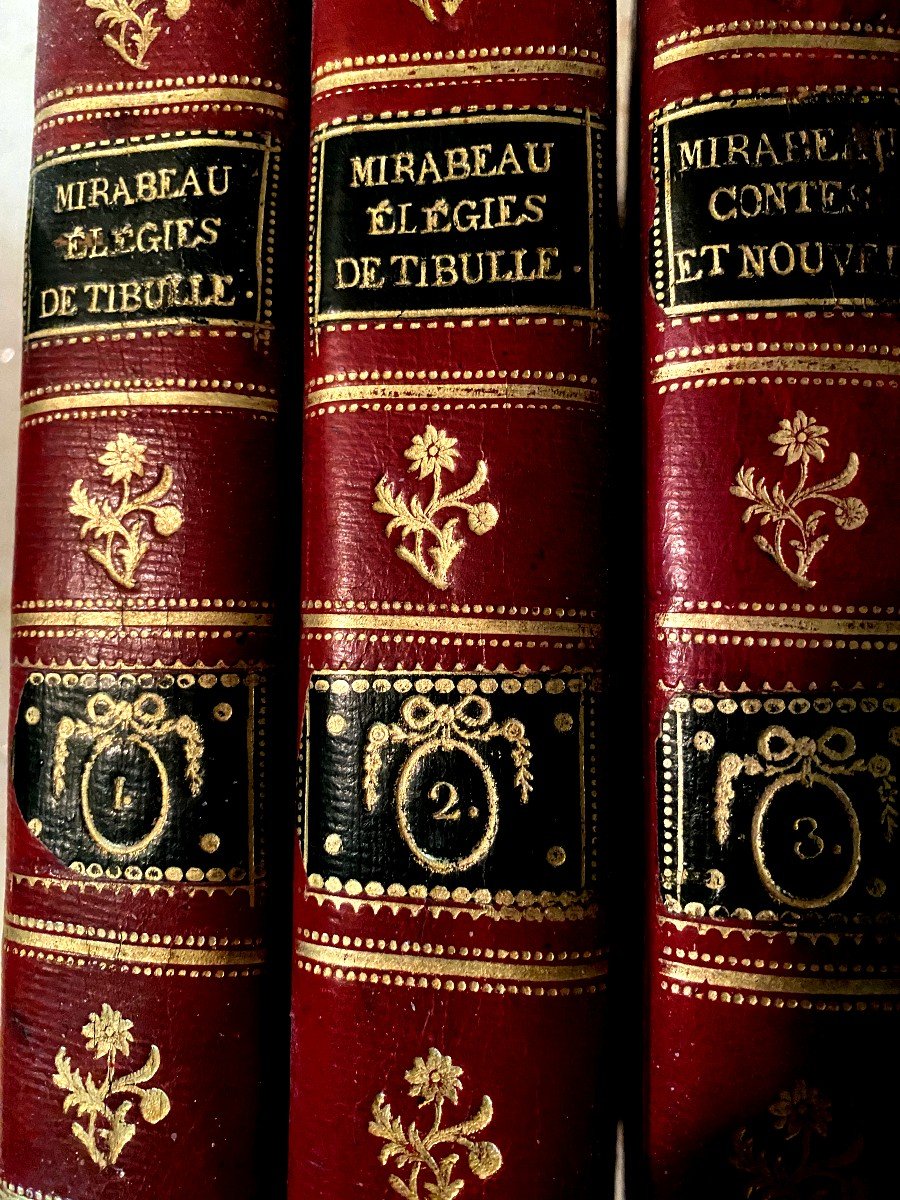 Elégies De Tibulle Suivies Des Baisers De Jean Second Par Mirabeau , Illutrées, Paris 1798 An 6-photo-2