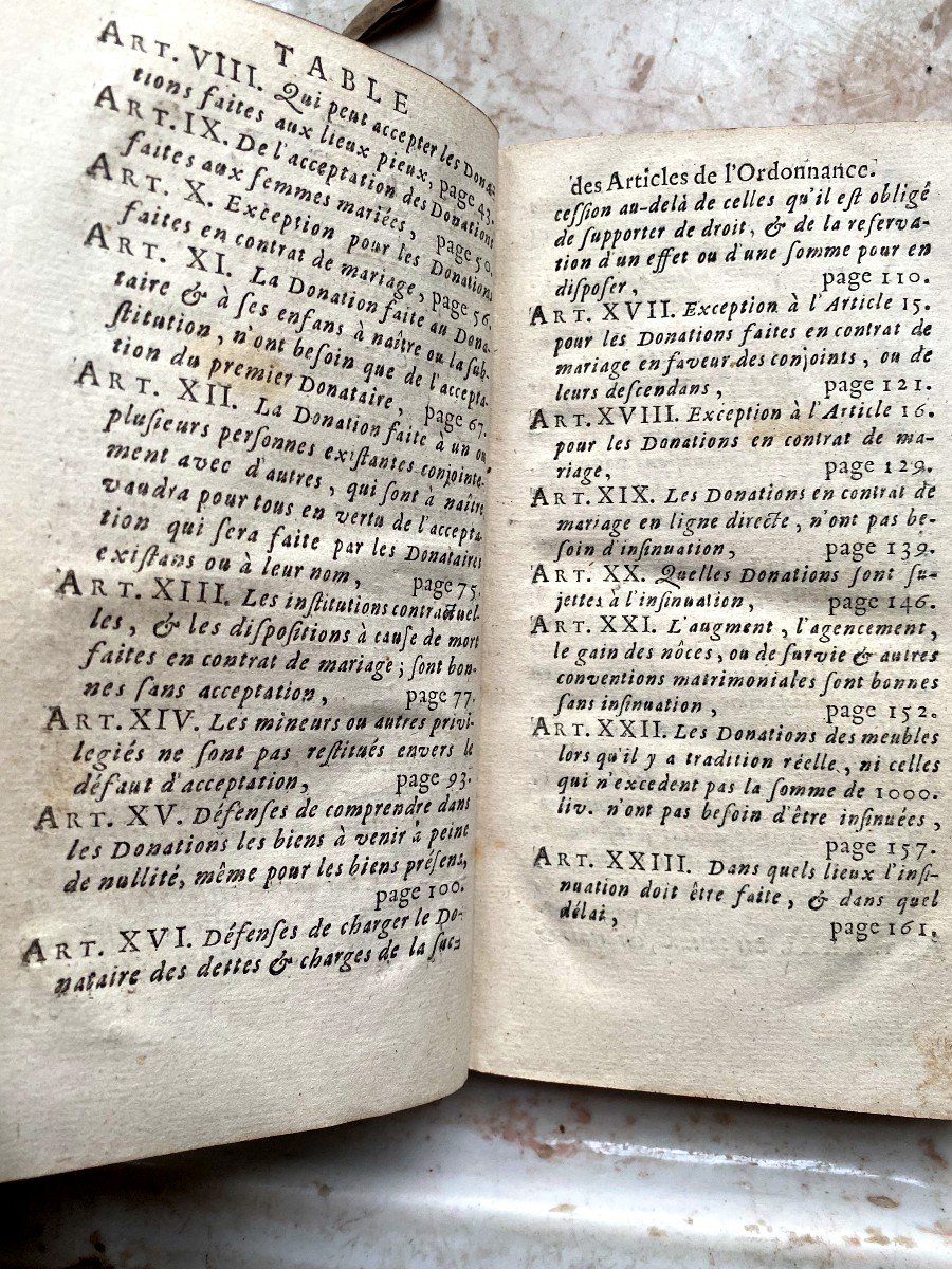 En Un Beau Volume In 8 "explication De l'Ordonnance De Louis XV . Donné à Versailles, Fev. 1731-photo-2