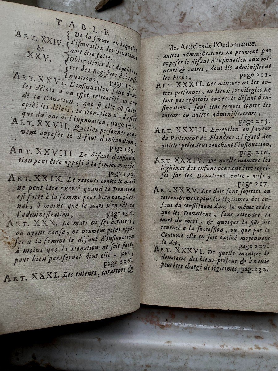 En Un Beau Volume In 8 "explication De l'Ordonnance De Louis XV . Donné à Versailles, Fev. 1731-photo-5