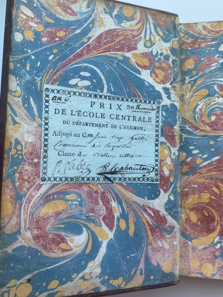 Rare Bel Exemplaire De La Poétique Française Par M. De Marmontel En Deux Forts Vol. In8 1763-photo-2