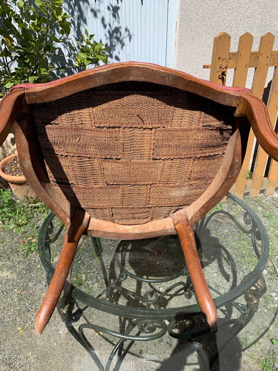 Paire De Fauteuils Cabriolet LXV d’époque XVIIIème Bois Naturel-photo-1