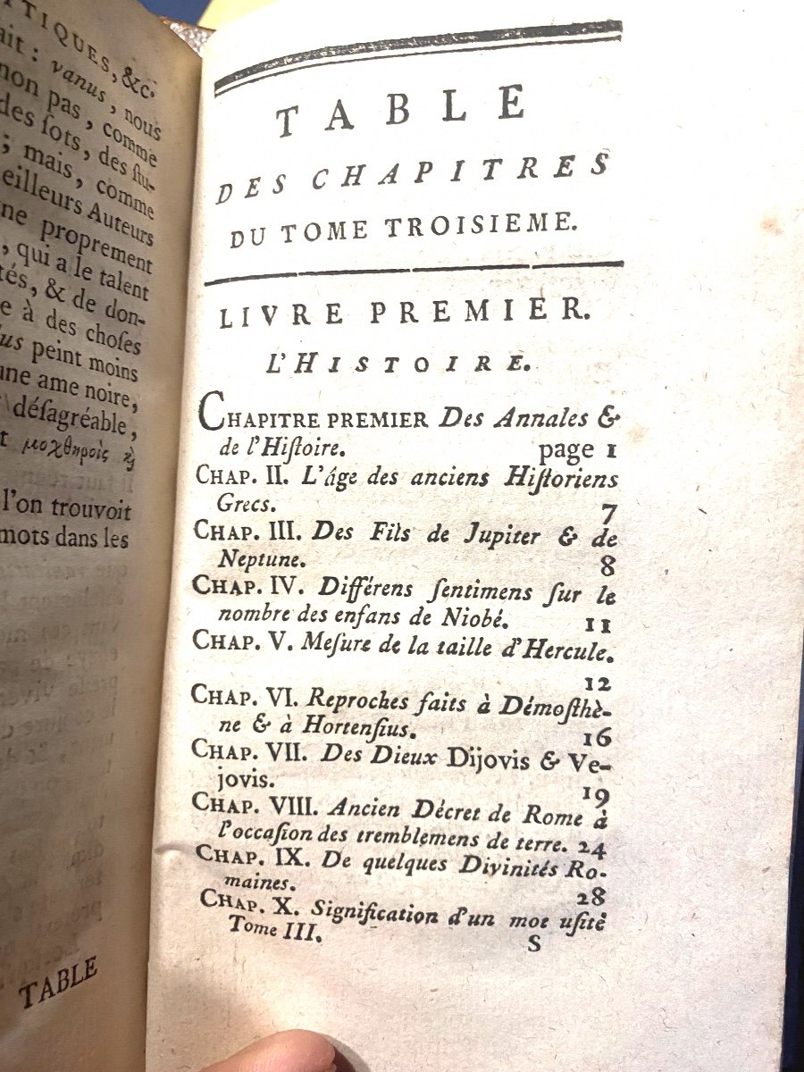 In 3 Fine Volumes In 12 From 1776 "the Attic Nights Of Aulugelle," By Mr. Abbot De Verteuil.-photo-2