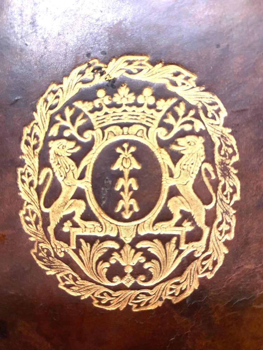 Rare Memoirs With The Arms Of Marquis On The "reign Of Louis XIV" By The Marquis De La Fare 1716 