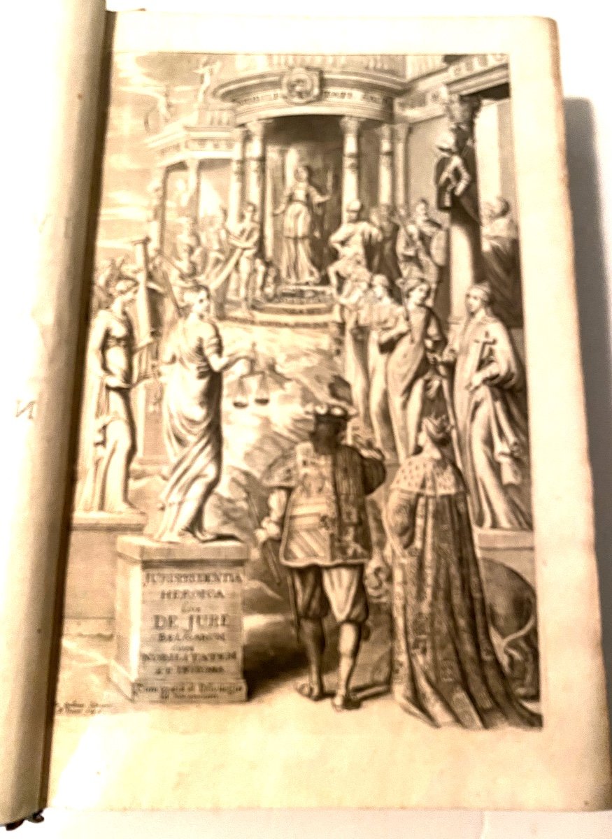 Bel In-folio De 1689 Bruxelles "jurisprudentia Héroica "sive De Jure Belgarum Circa Nobilitatem-photo-3