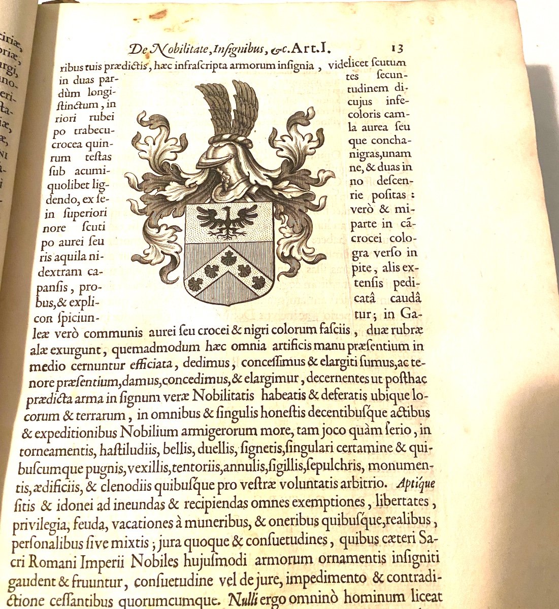 Bel In-folio De 1689 Bruxelles "jurisprudentia Héroica "sive De Jure Belgarum Circa Nobilitatem-photo-3