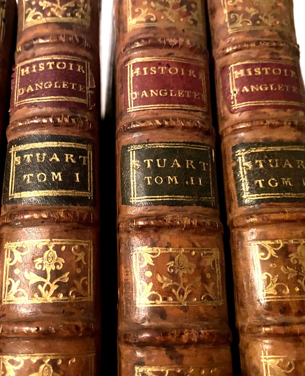 Histoire d'Angleterre Contenant La Maison De Plantagenet , Tudor Et Stuart En 15 Vol.  D. Hume.-photo-4