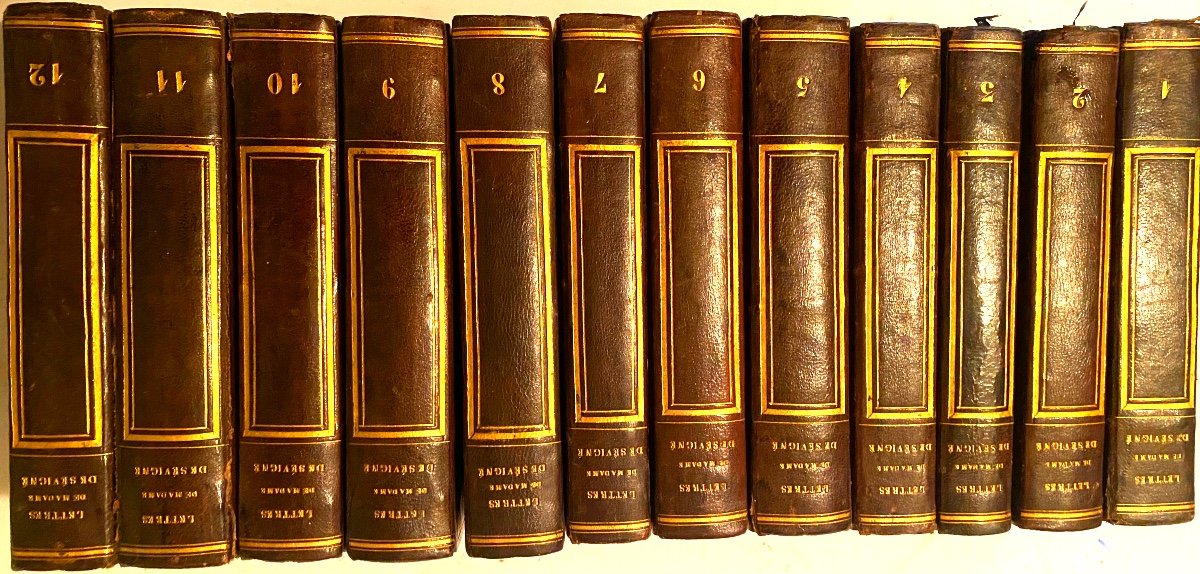 Rare Series In The Numbers Of The Royal College Henri IV In 12 Vols. Letters From Madame De Sévigné, 1818-photo-8