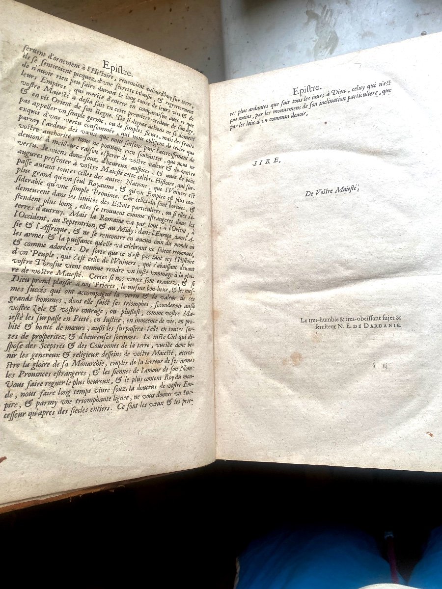 Complet  Infolio From 1637, In Paris, Roman History" By Fn Coeffecteau, Chez N. & J. Coste-photo-2