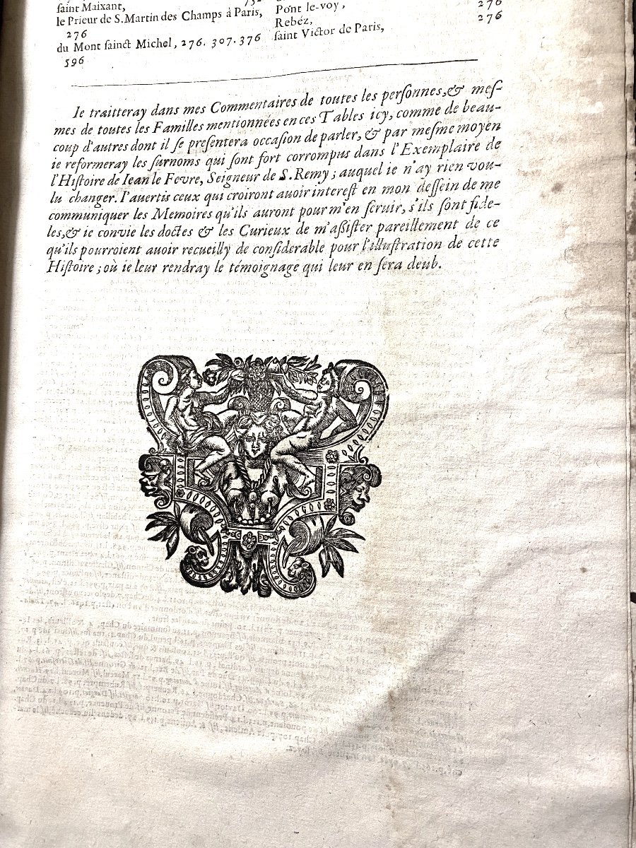 2 Vol. In-folio De La Bibliothèque d'Argenson :"Histoire De Charles VI "par Msr I. Le Laboureur-photo-8