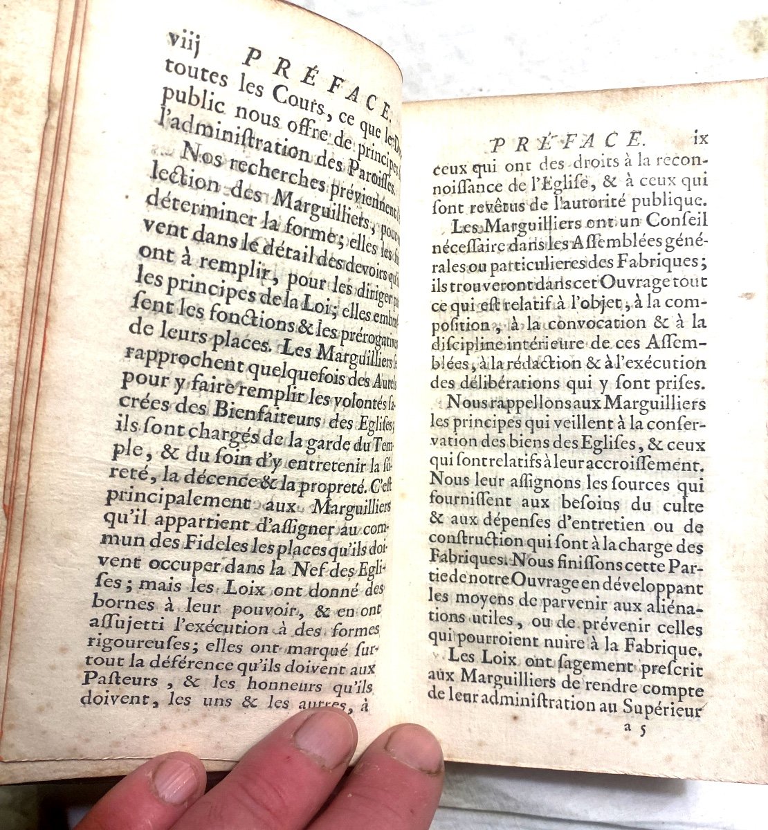Bel Exemplaire: En 2 Vol. In 12 ,de1786 :"traité Sur l'Administration Temporaire Des Paroisses"-photo-3