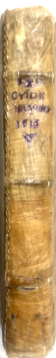 Rare Impression De Bergerac De 1613 ,un Vol. Velin "pub. Ovidii Nasonis" Lib. Amatorii  Hoc Est