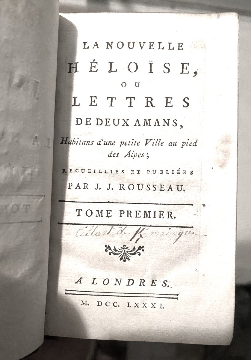 Rousseau "julie Or The New Heloise, Or Letters Of Two Lovers" 7 Vols. Illustrated London 1781-photo-3