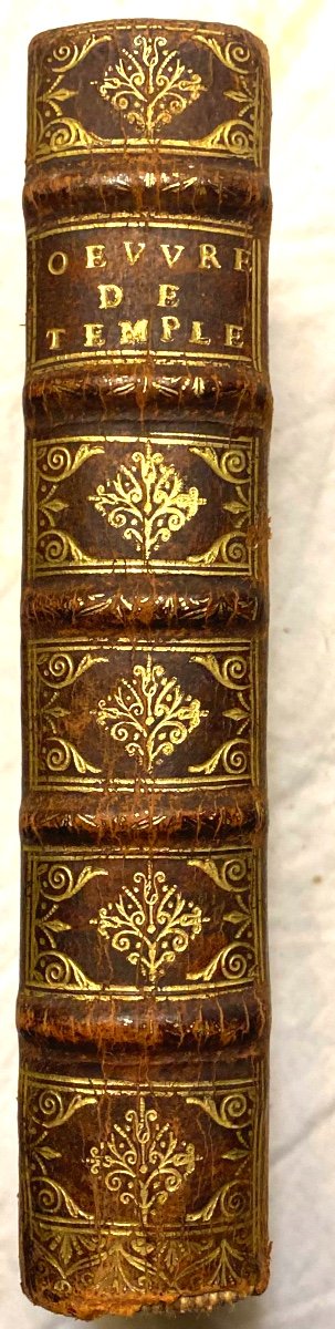Fort Volume  XVIIème ,in 12 A Utreh 1693  " Les Oeuvres Mélées De Monsieur Le Chevalier Temple"