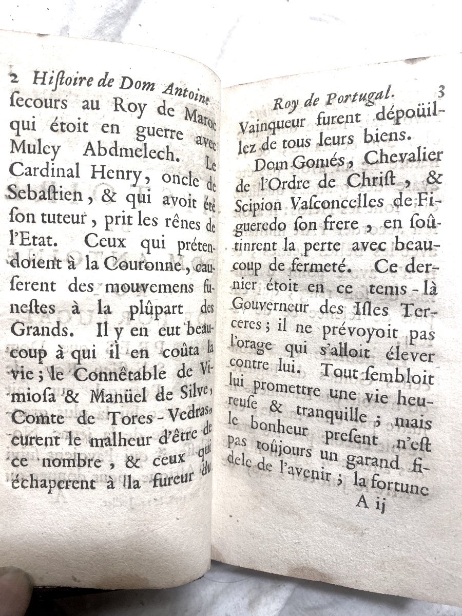   " Histoire Secrète De Dom Antoine Roy De Portugal" Tirée Des Mémoires De Vasconcellos 17ème-photo-7