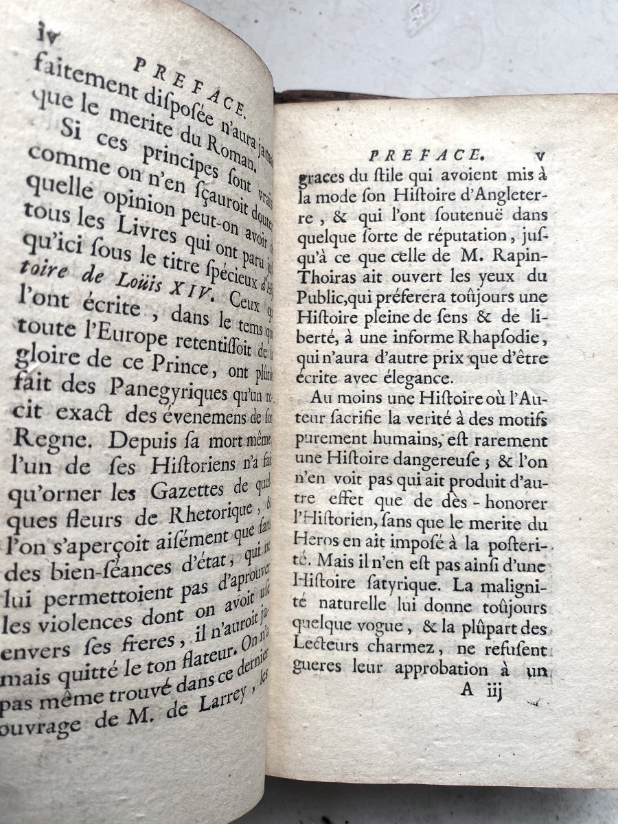 Memoirs To Serve The History Of Louis XIV, By The Late Mr. Abbé De Choisy; 2 Vol In 12 1727-photo-3