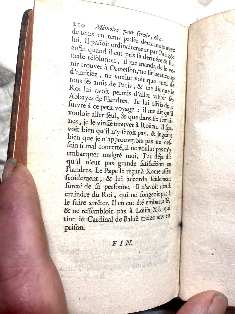 Memoirs To Serve The History Of Louis XIV, By The Late Mr. Abbé De Choisy; 2 Vol In 12 1727-photo-8