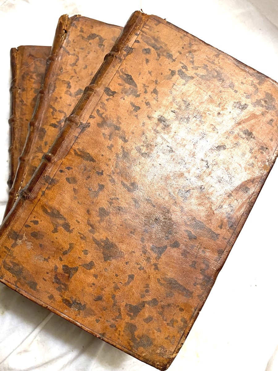  3 Vol In 8,découverte De La Maison De Campagne d'Horace , Abbé Capmartin De Chavry . Rome 1767-photo-2
