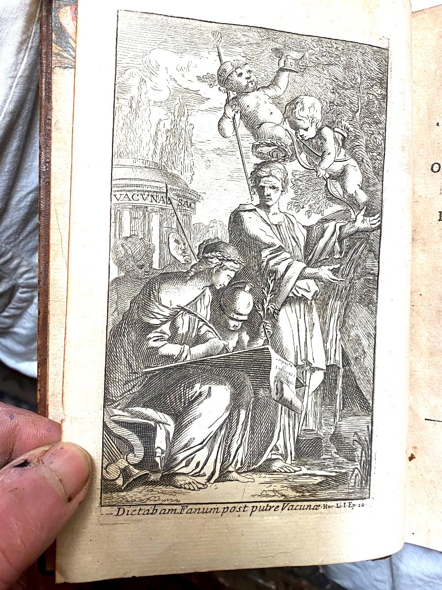  3 Vol In 8,découverte De La Maison De Campagne d'Horace , Abbé Capmartin De Chavry . Rome 1767-photo-4