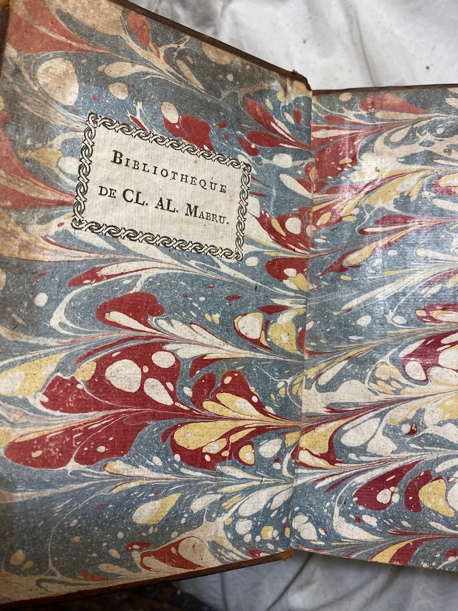  3 Vol In 8,découverte De La Maison De Campagne d'Horace , Abbé Capmartin De Chavry . Rome 1767-photo-1