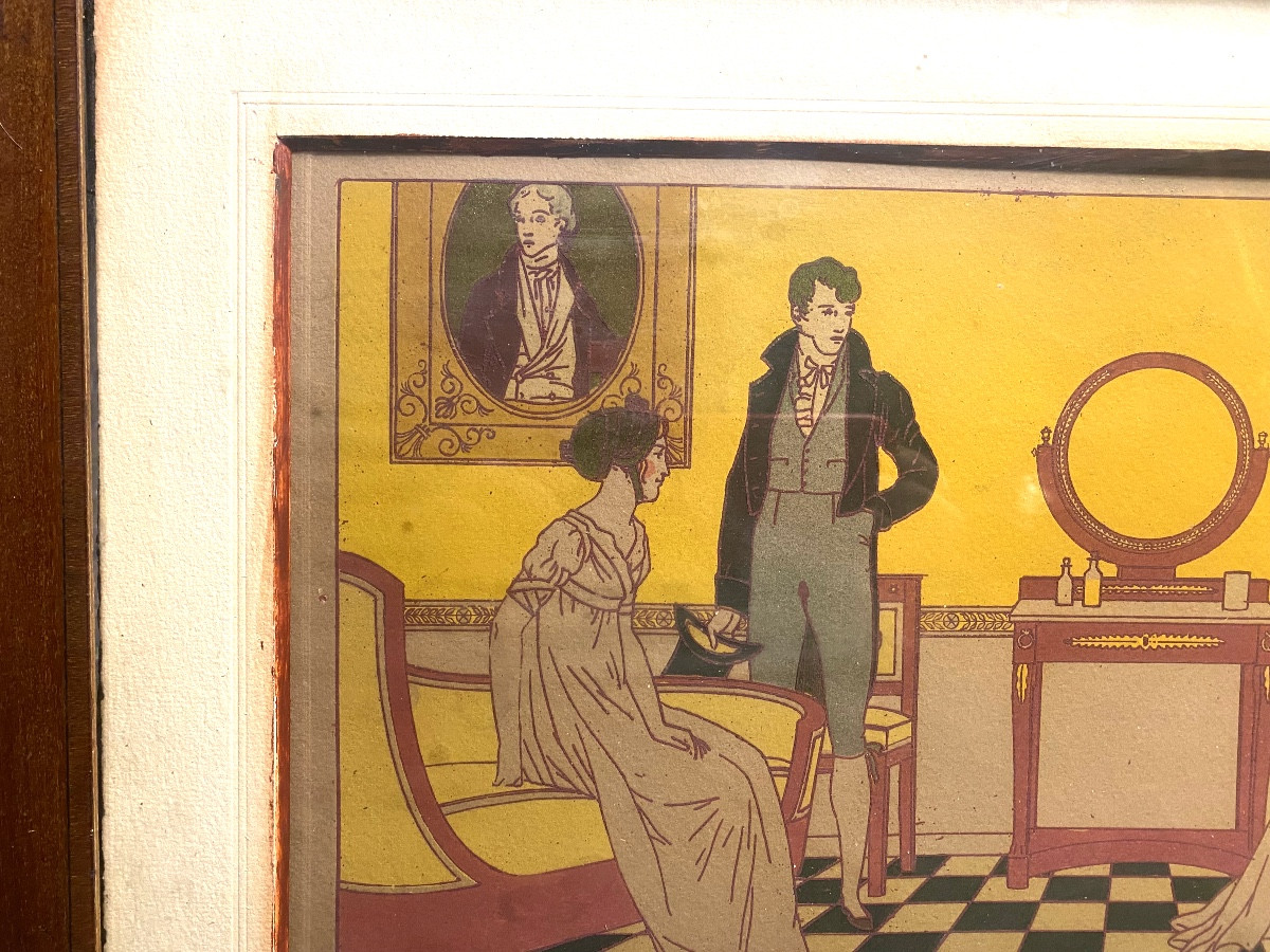 Etching In Color At The Location: "la Toilette", 1906, Bernard Boutet De Monvel, (1884-1949)-photo-3