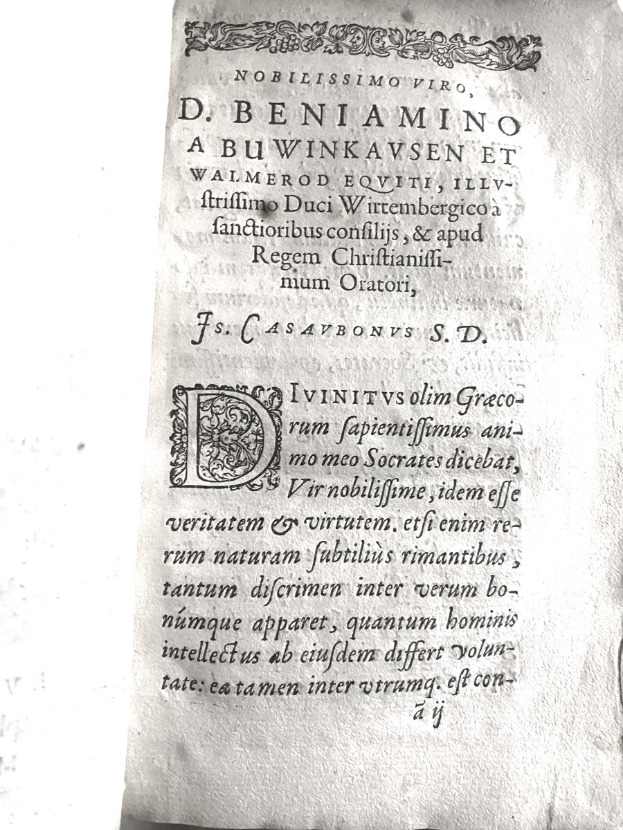 "tot En Atiois Tphtopioy Toy Nyssehs Npos. I Vol. Velin De 1606 "b. Gregorii Nysseni Adevstat.-photo-4