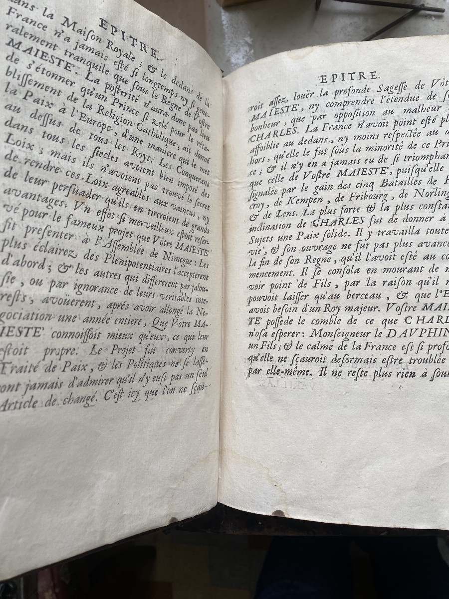 2 Vol.in 4. Paris 1683: "history Of Harles Ix", By Sieur Varillas; Bibl. From Jumillac-photo-4