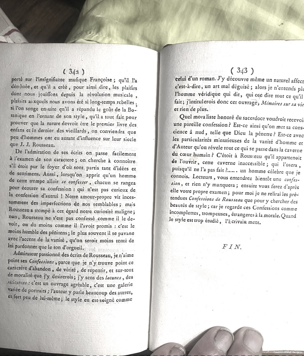 "JJ. Rousseau Considéré Comme l'Un Des Premiers Auteurs De La Révolution," Par M. Mercier. 1791-photo-3