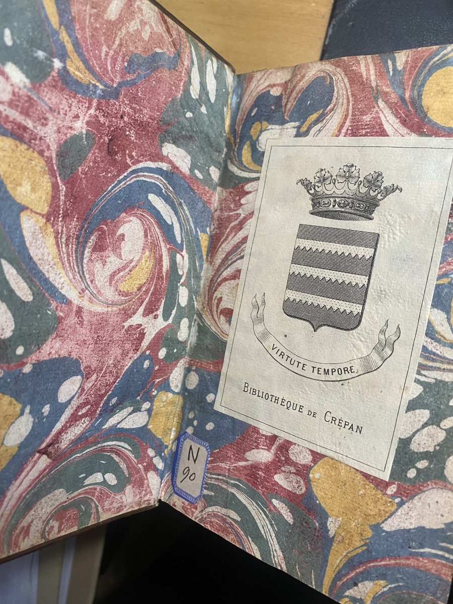2vol. In 12 :"les Poésies Du Roy De Navarre" , Avec Des Notes & Un Glossaire Français Paris 18è-photo-4