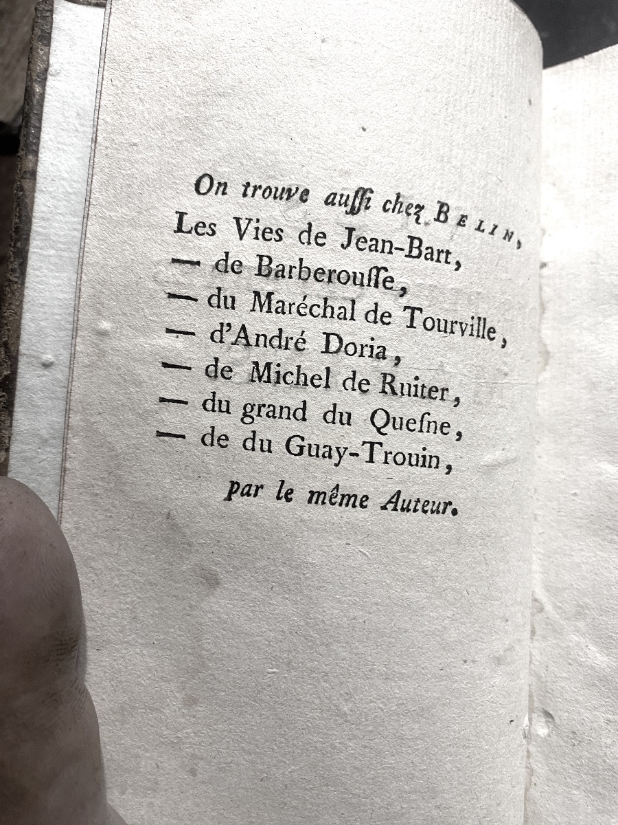 Charming Copy Of The "life Of Tromp" Lieutenant-general Of The Naval Armies Of Holland 1784-photo-1