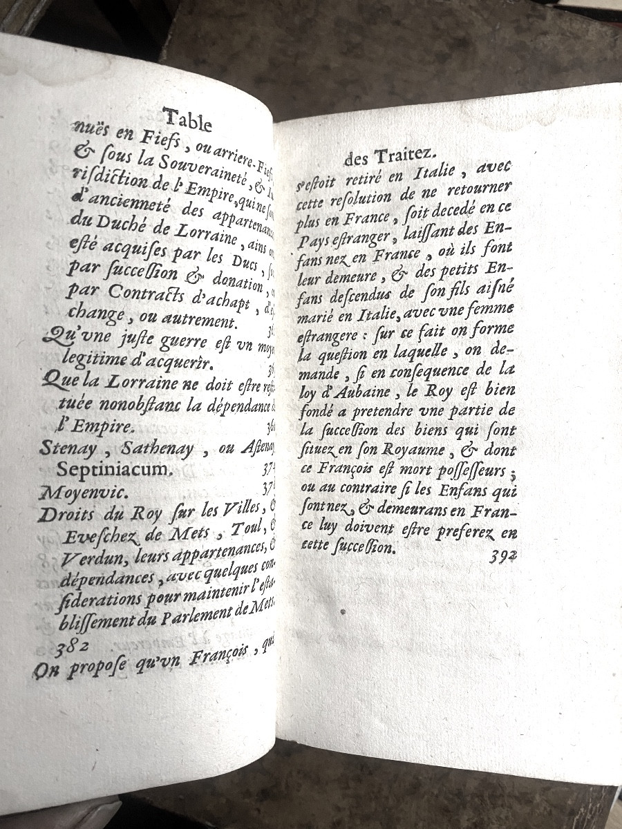 Vol. In 12; 1681 In Paris: Memoirs And Instructions For Serving In The Negotiations Of France-photo-5