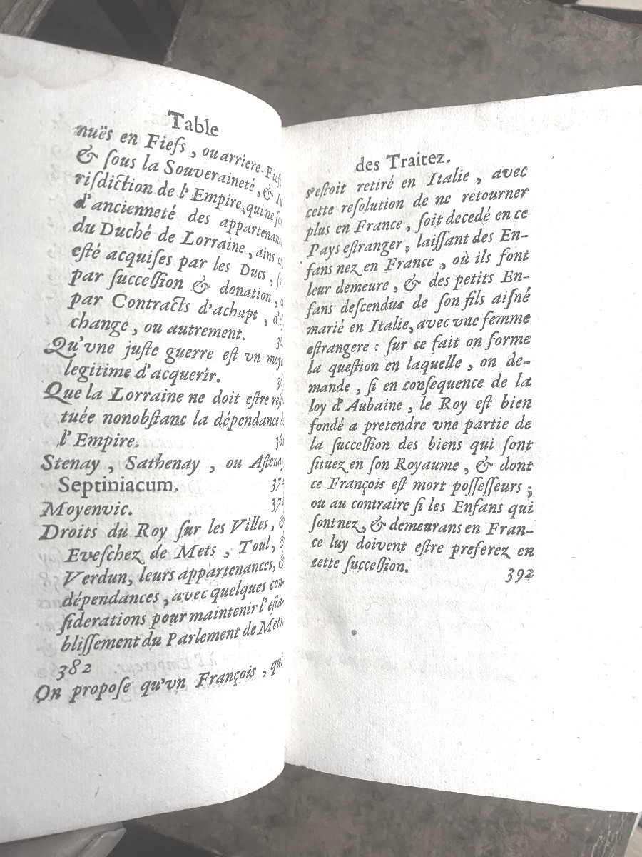 Vol. In 12; 1681 In Paris: Memoirs And Instructions For Serving In The Negotiations Of France-photo-6