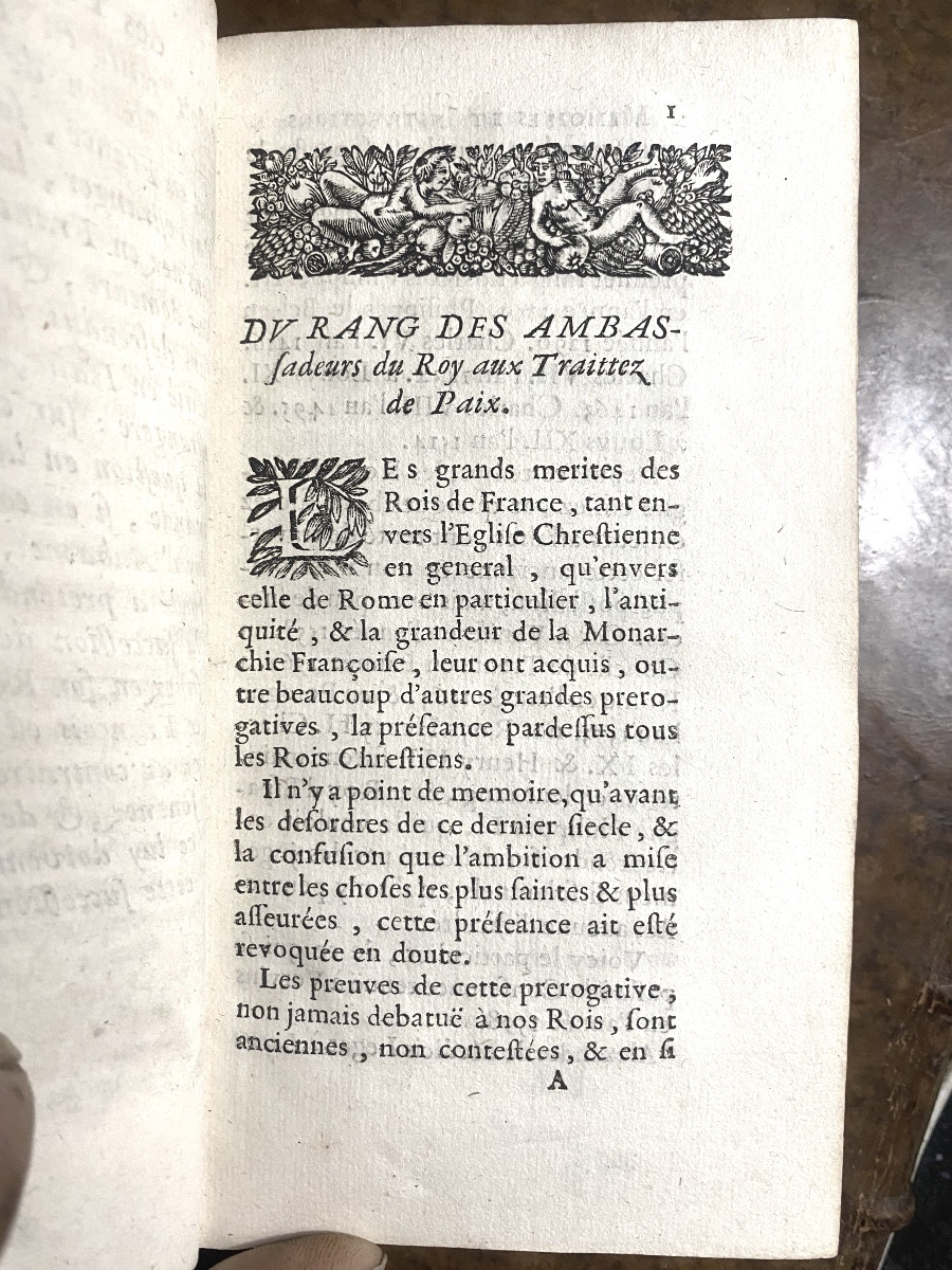 Vol. In 12; 1681 In Paris: Memoirs And Instructions For Serving In The Negotiations Of France-photo-7