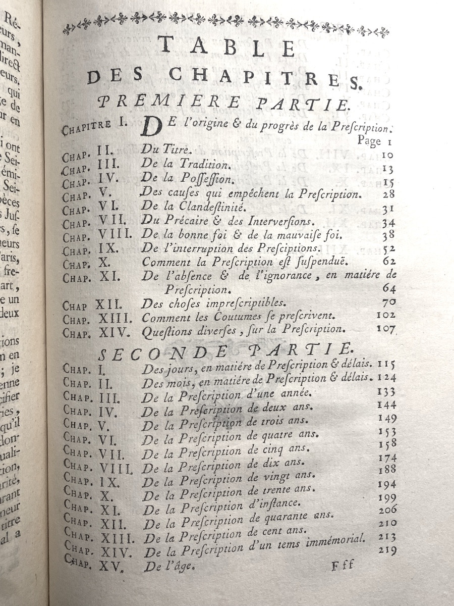 Beautiful Vol. 4: "treatise On The Prescriptions Of The Alienation Of The Property Of The Tenths" Fi D De Charnage-photo-6