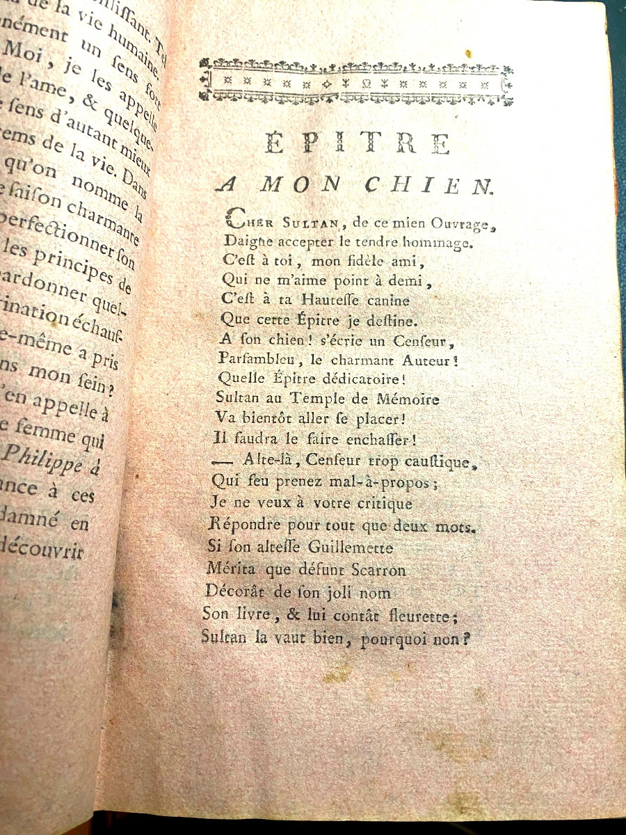 Fort Vol.in8 . Trois Tomes "le Petit Neveu De Boccace" Imprimé Sur Papier Rose . Nouv. Ed. 1787-photo-2