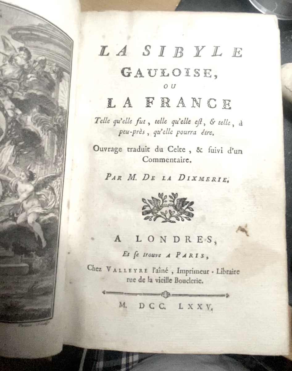 "la Sibyle Gauloise Ou La France" Telle Qu'elle Fut , Telle Qu'elle Est , & Telle, A Peu-près..-photo-3