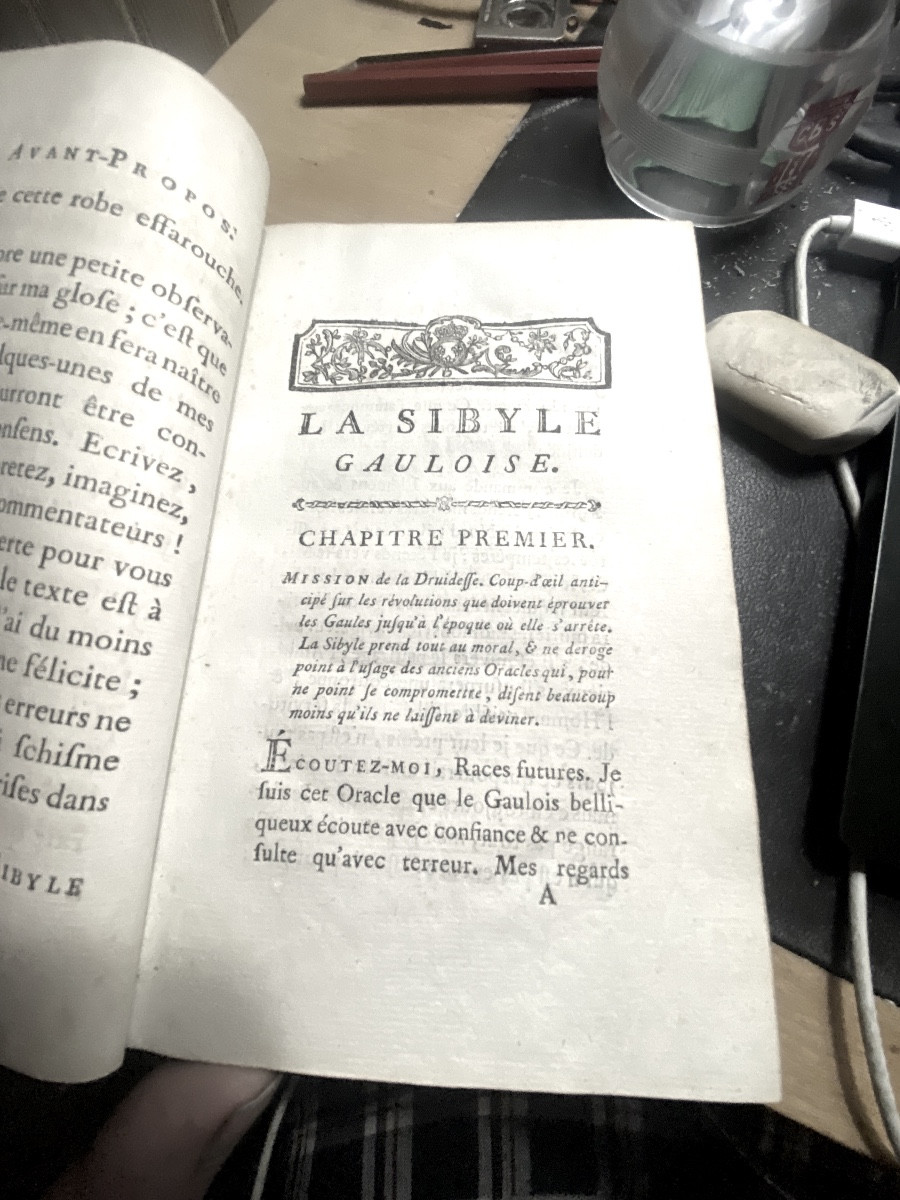 "la Sibyle Gauloise Ou La France" Telle Qu'elle Fut , Telle Qu'elle Est , & Telle, A Peu-près..-photo-2