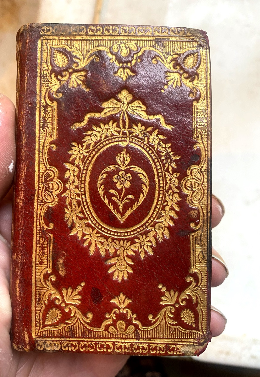 Precious Almanac: Cute, Curious And Useful New Year's Gifts For The Year 1785 Decorated Red Morocco-photo-2