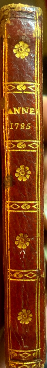 Precious Almanac: Cute, Curious And Useful New Year's Gifts For The Year 1785 Decorated Red Morocco-photo-1