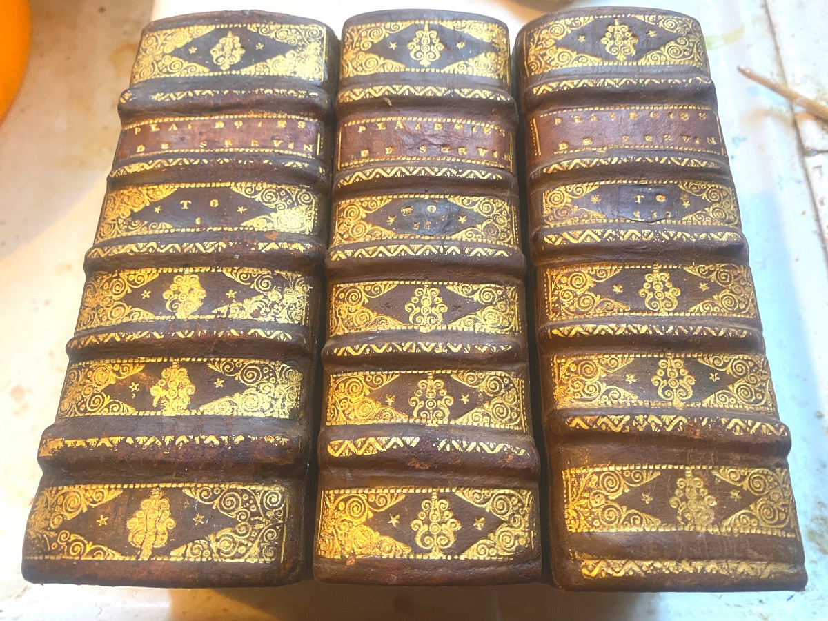 Rare bel ensemble de Plaidoyers du Règne de Henri IV en trois forts volumes de Loys Servin 1604-photo-1