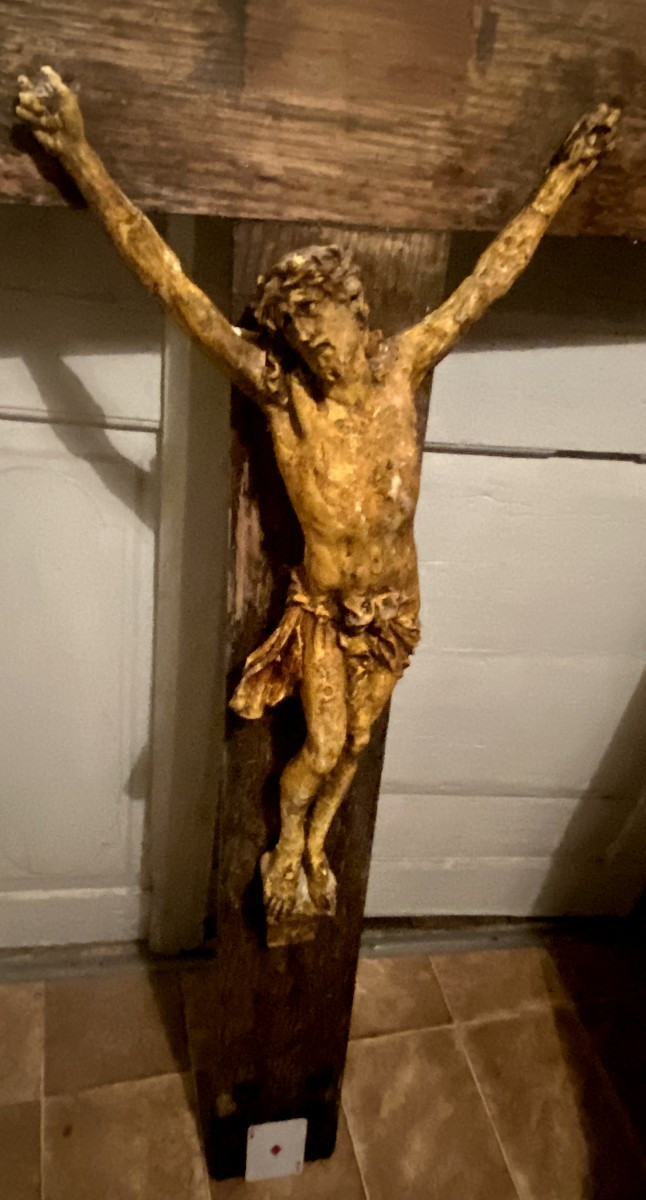 Large Jansenist Christ From A Religious Community Of Puy En Velay In Stucco Around 1700-photo-5