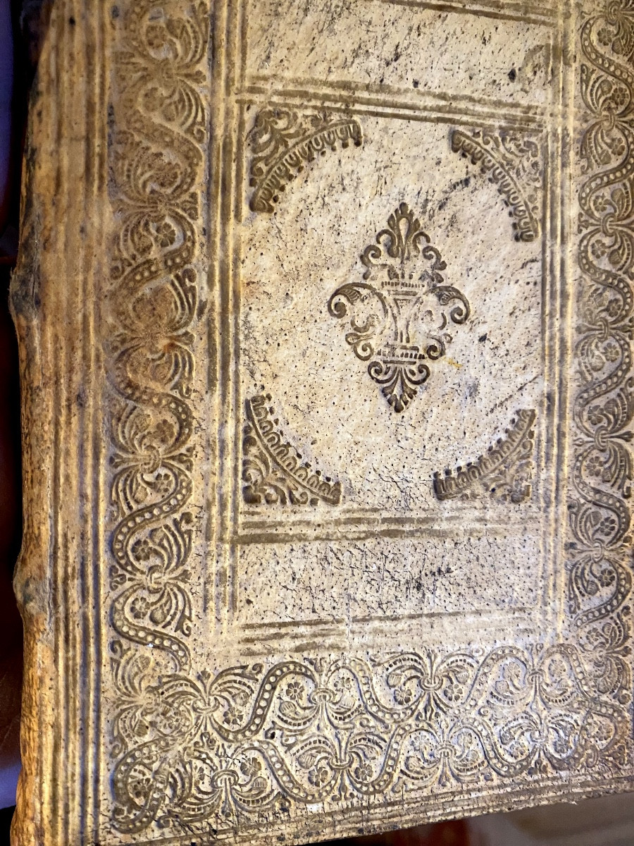 Rare Book In Pigskin With Clasps / "instructions For Liturgical Musical Practice" 1700-photo-2