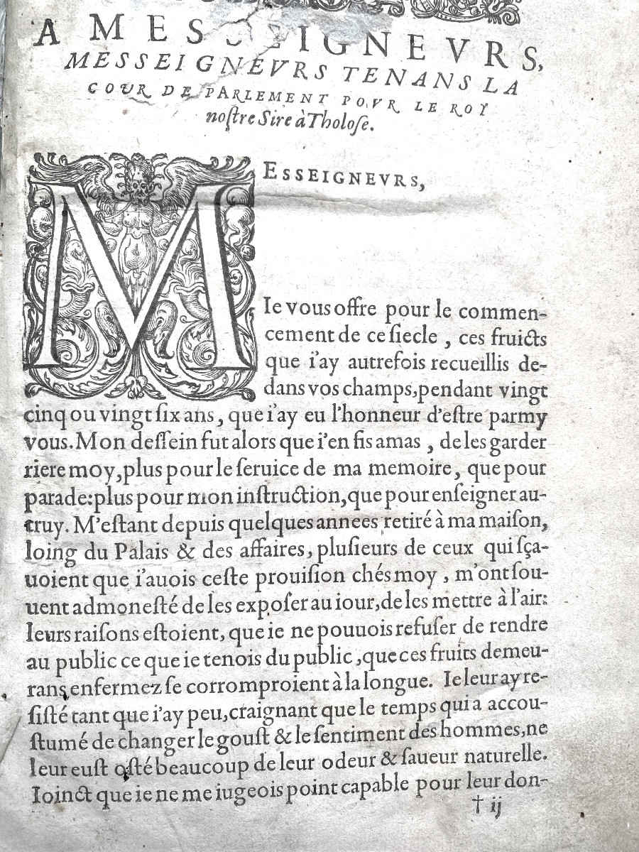 Rel. d'attente 2 Vol. In4 de 1606 " 1ère et 2ème partie" des Notables et singulières questions.-photo-2