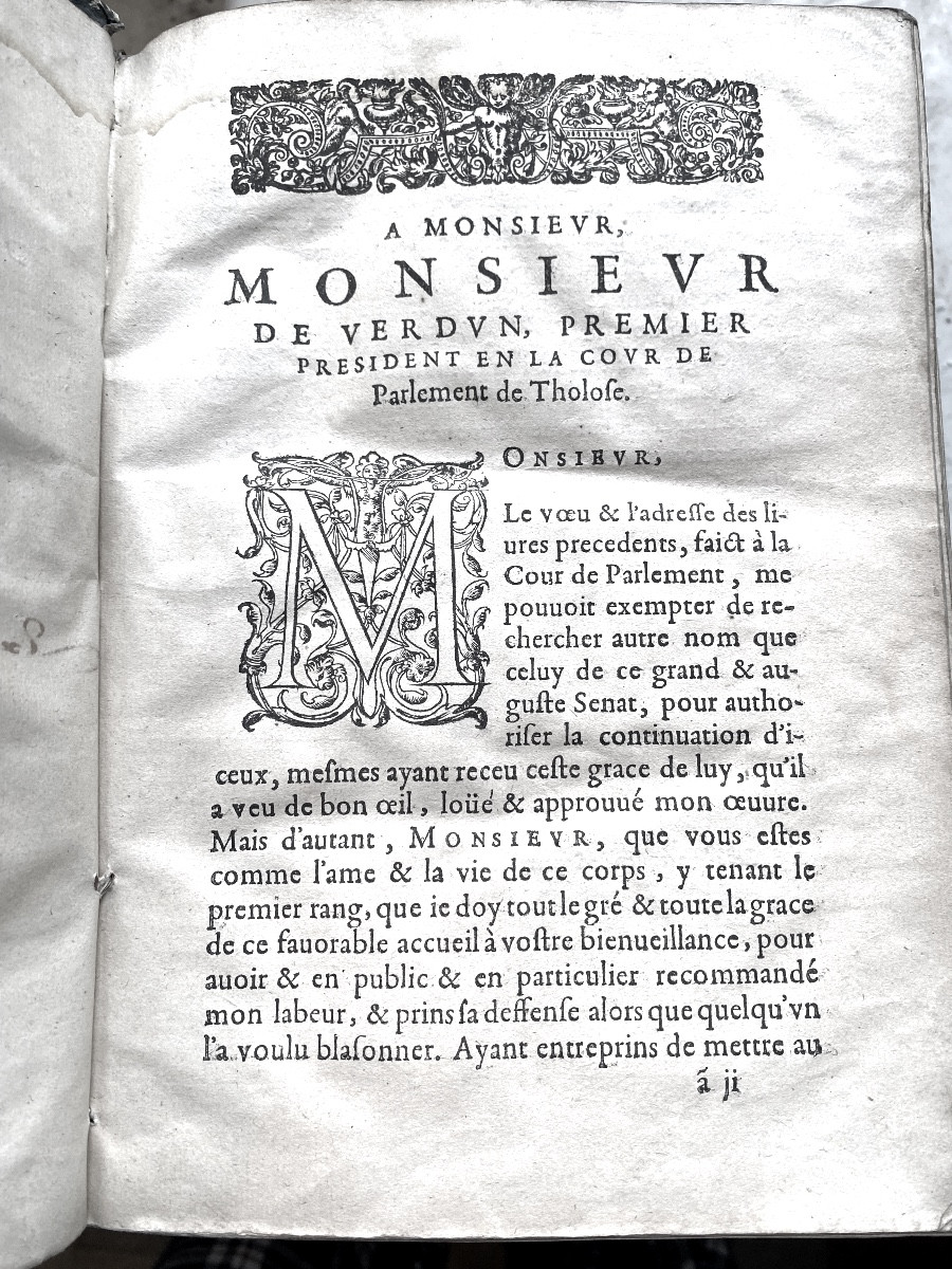 Rel. d'attente 2 Vol. In4 de 1606 " 1ère et 2ème partie" des Notables et singulières questions.-photo-6