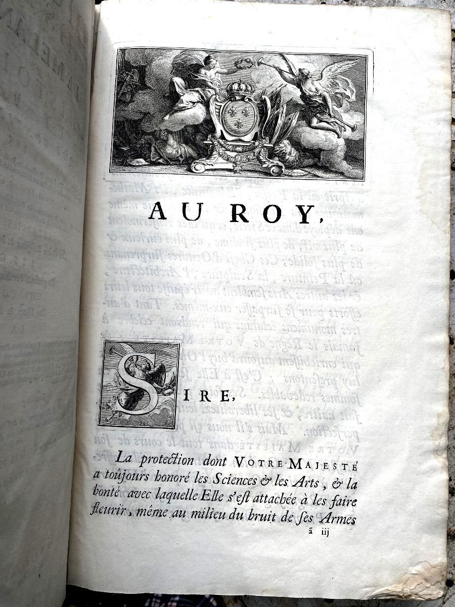 Beautiful Edition Of The "grand Dictionnaire Historique" By Louis Moréry In Paris 1704, 4 Vol. In Folio-photo-4