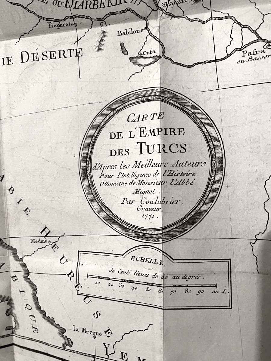 Rare Copy From The Library Of The Minister Of Louis XV: "history Of The Ottoman Empire" 1771-photo-6