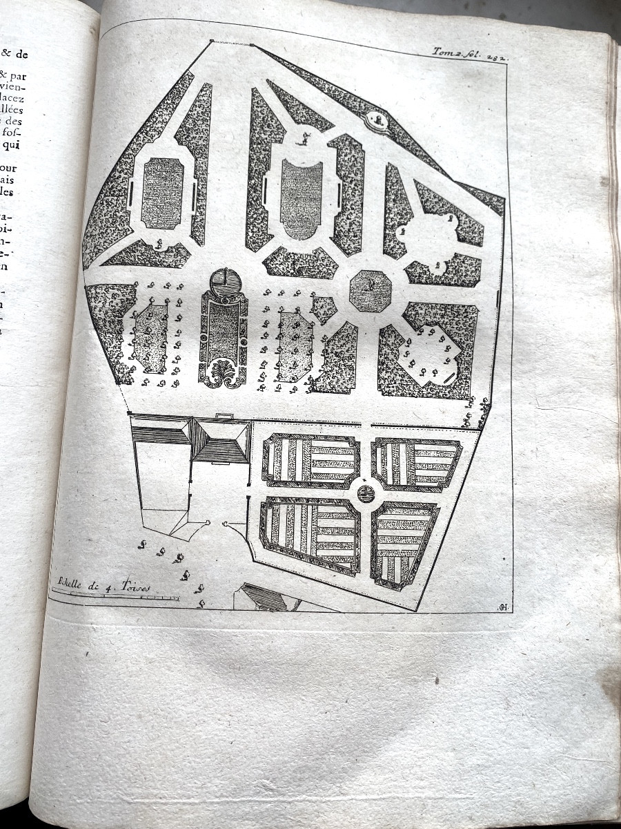 Bel Illustré ;In4 , 2 Vol."" La Nouvelle Maison Rustique ,ou économie générale &c.. Paris 1740 -photo-5